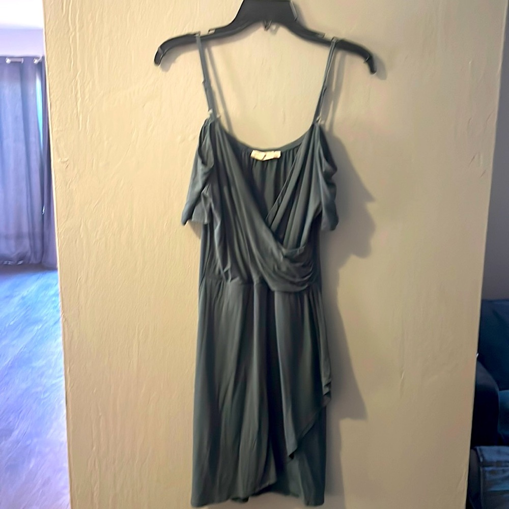 Jersey wrap front dress